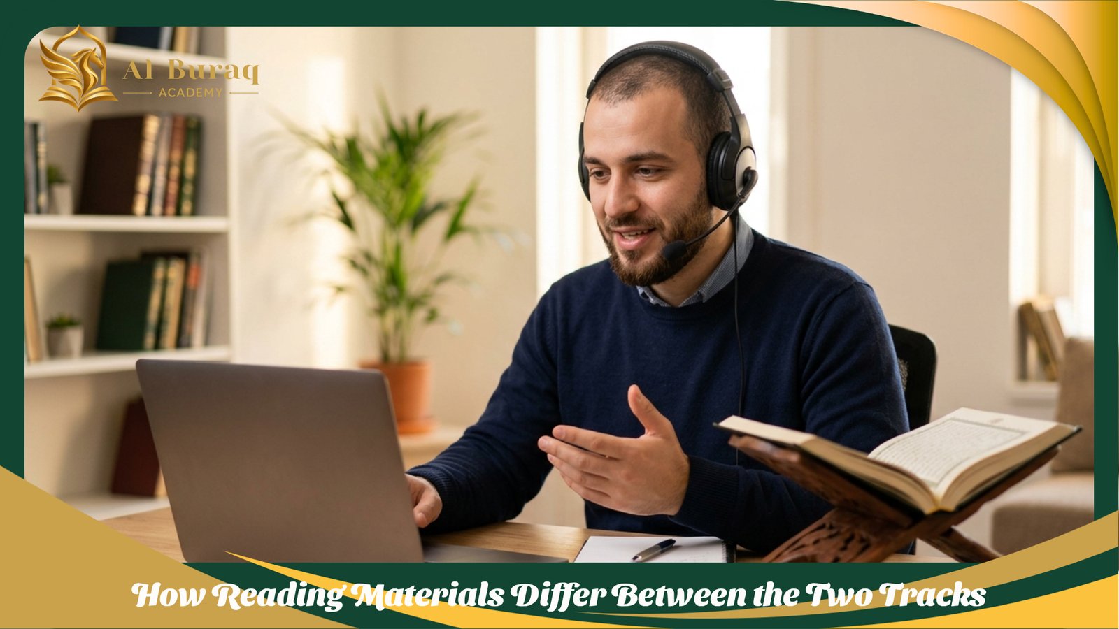 How Reading Materials Differ Between the Two Tracks